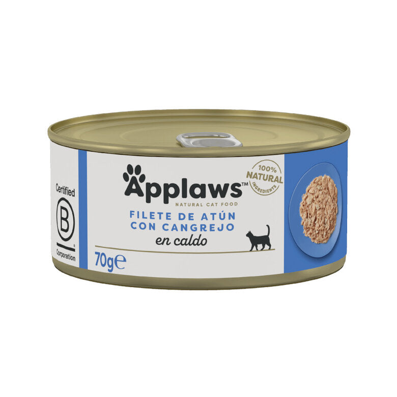 Applaws Atún y Cangrejo 70 g Lata Comida Húmeda para Gatos al mejor precio -todoastorenimal.com