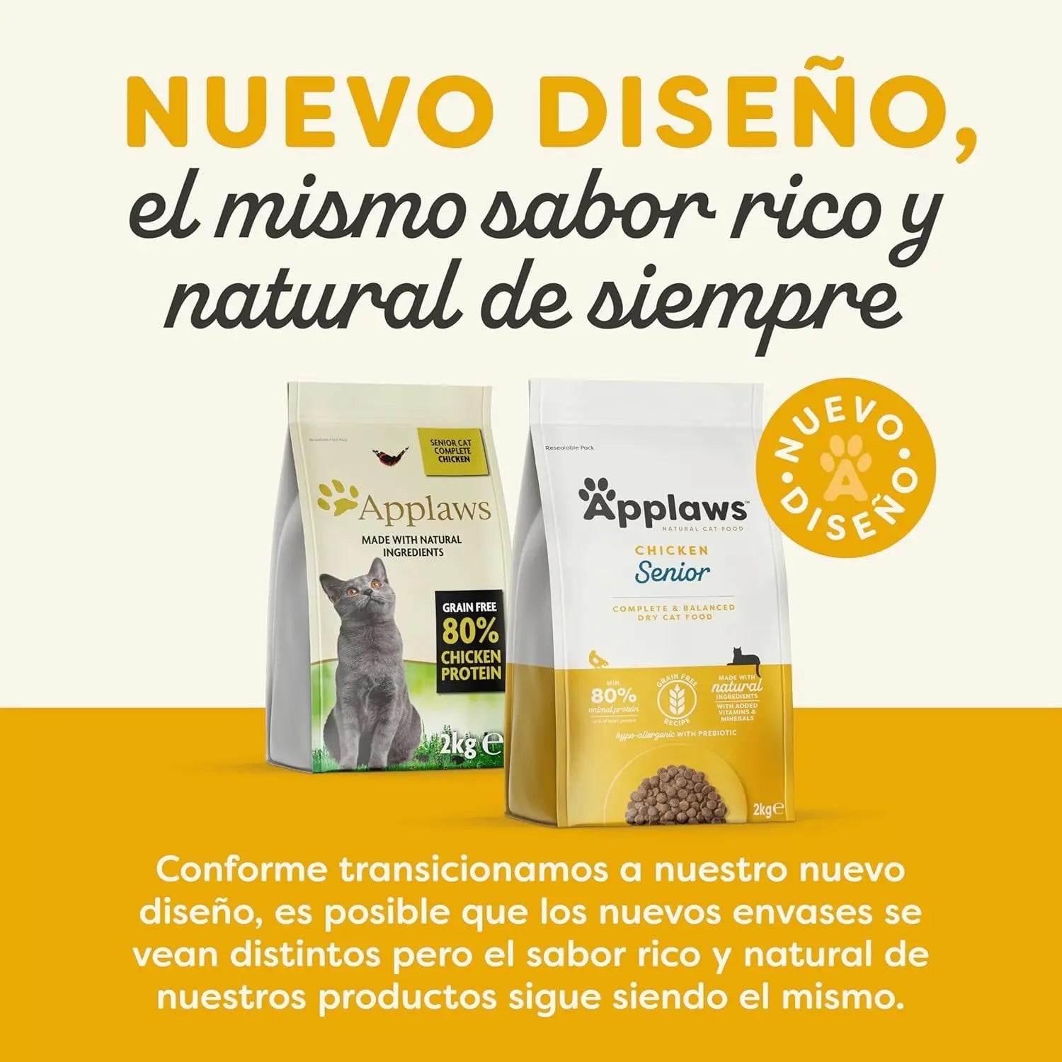Applaws Cat Dry Senior Pollo 2Kg DISTRIVET S.L.