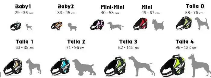 Arnes Idc Julius-K9 0 Rosa 58-76Cm CANES JOB S.L.