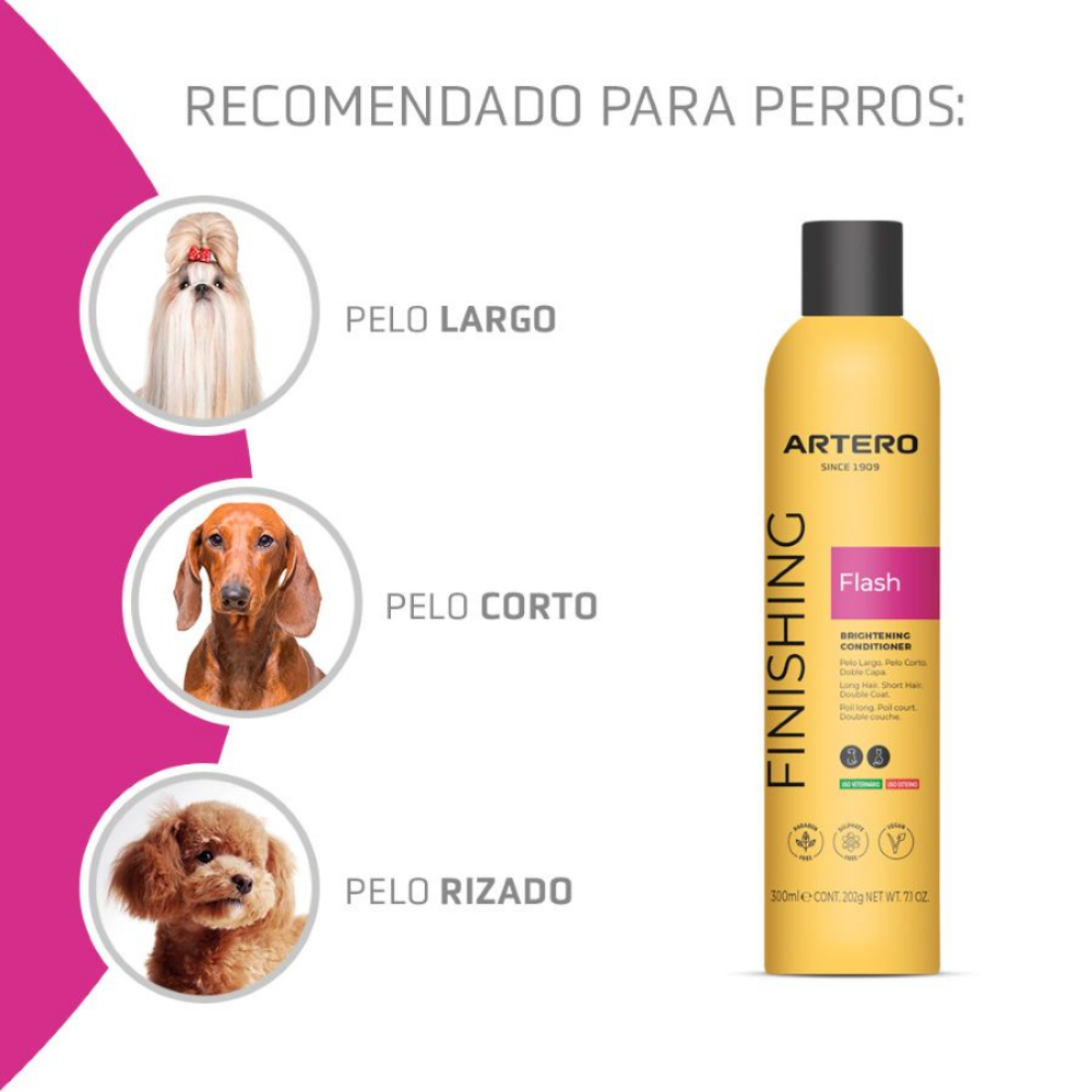 Artero Acondicionador Brillo Nutritivo Flash 300 ml al mejor precio -todoastorenimal.com