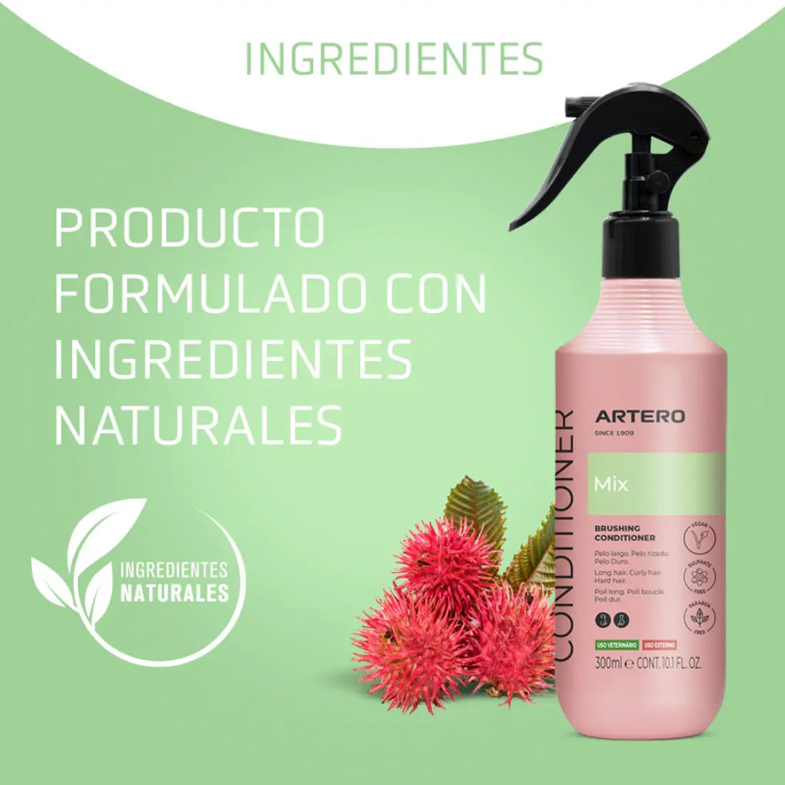 Artero Acondicionador Mix Multifase Spray 250 ml al mejor precio -todoastorenimal.com