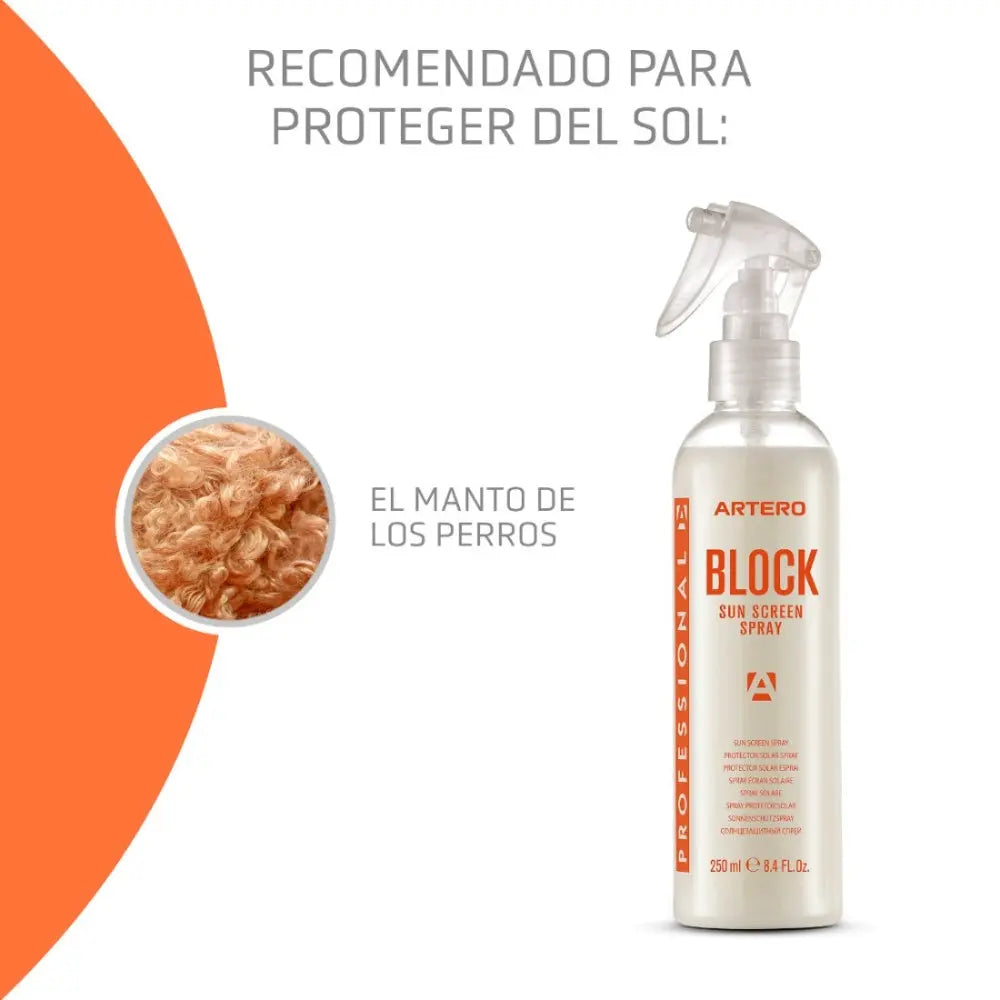Artero Block Protector Solar para Perro 250 ml al mejor precio -todoastorenimal.com