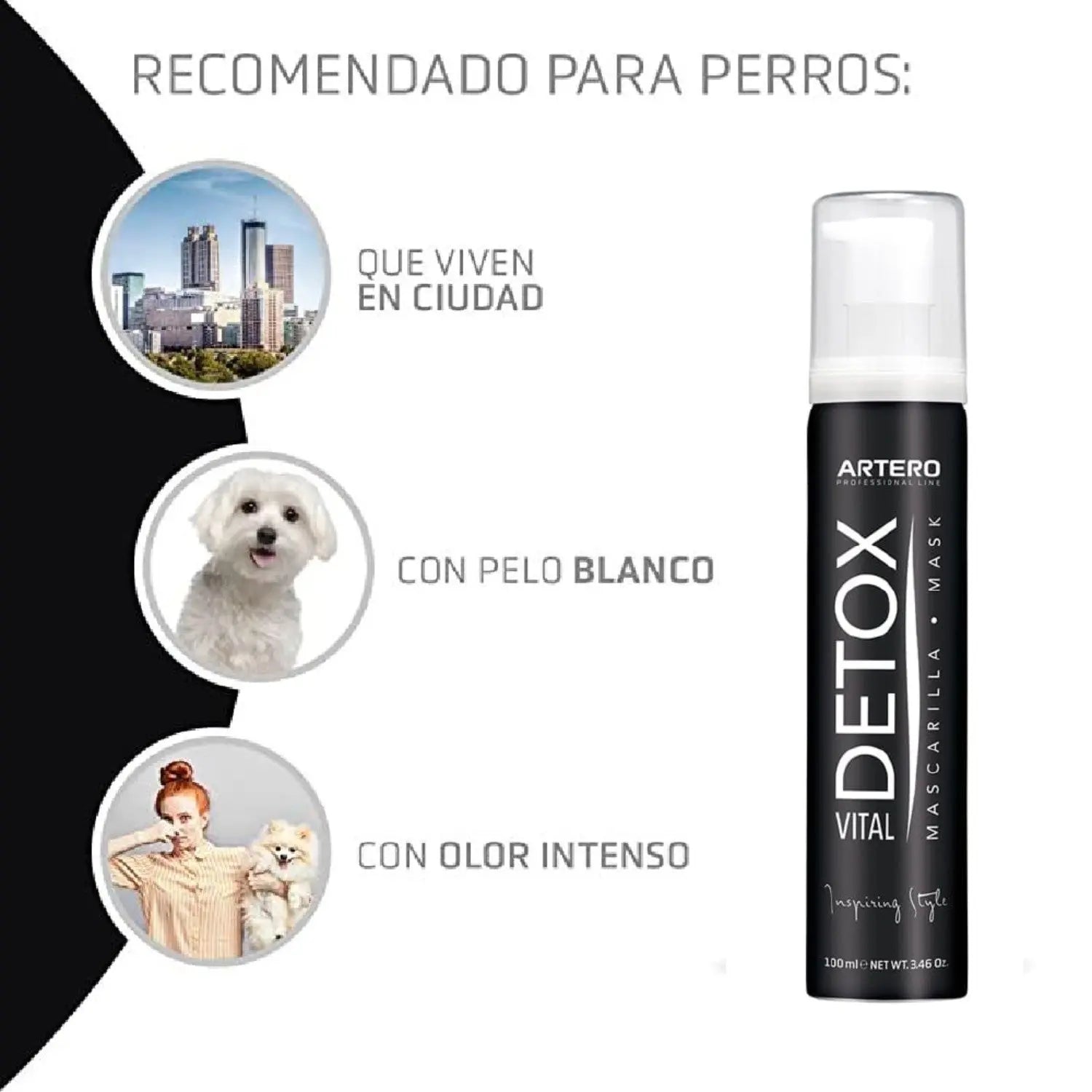 Artero Detox Vital Mascarilla de Carbón Activo para Perros y Gatos 90 ml al mejor precio -todoastorenimal.com