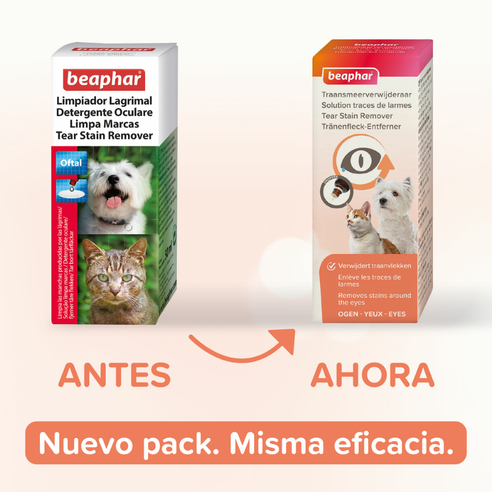 Beaphar Limpiador Lagrimas Oftal Perro y Gato 50 ml al mejor precio -todoastorenimal.com