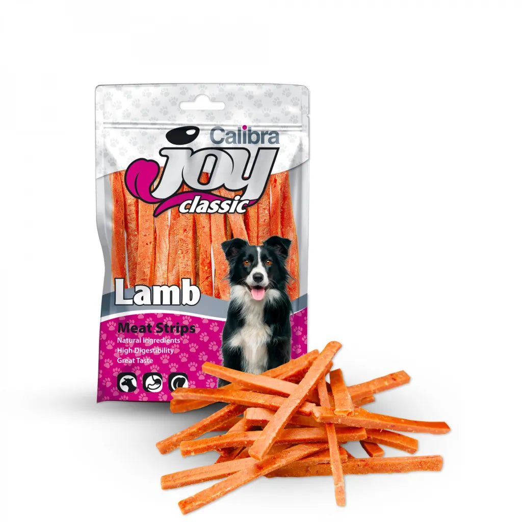 Calibra Joy Dog Classis Strips Lamb Tiras de Cordero Snack para Perros al mejor precio -todoastorenimal.com