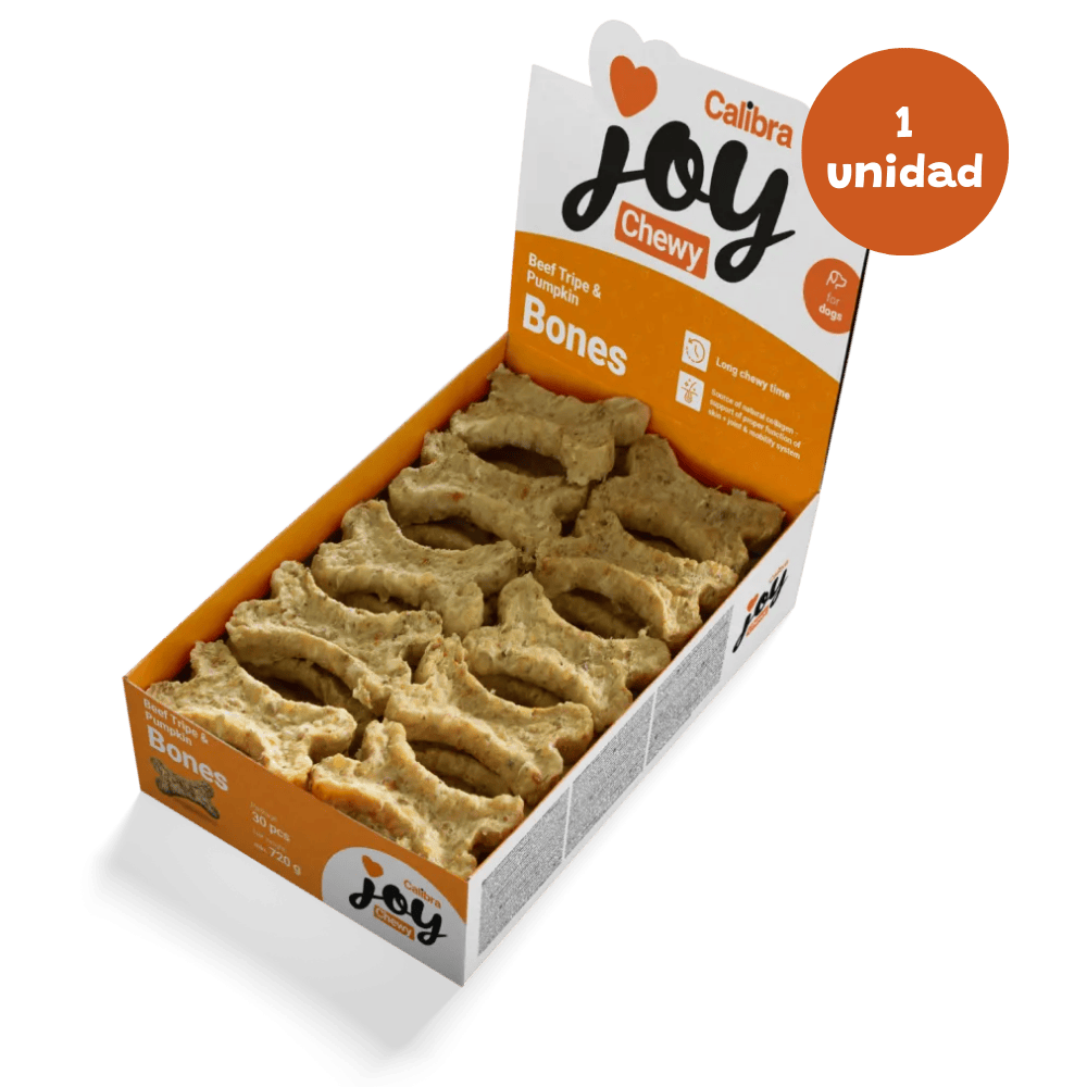 Calibra Joy Natural Tripa de Ternera y Calabaza 1 ud. Snack para Perros al mejor precio -todoastorenimal.com