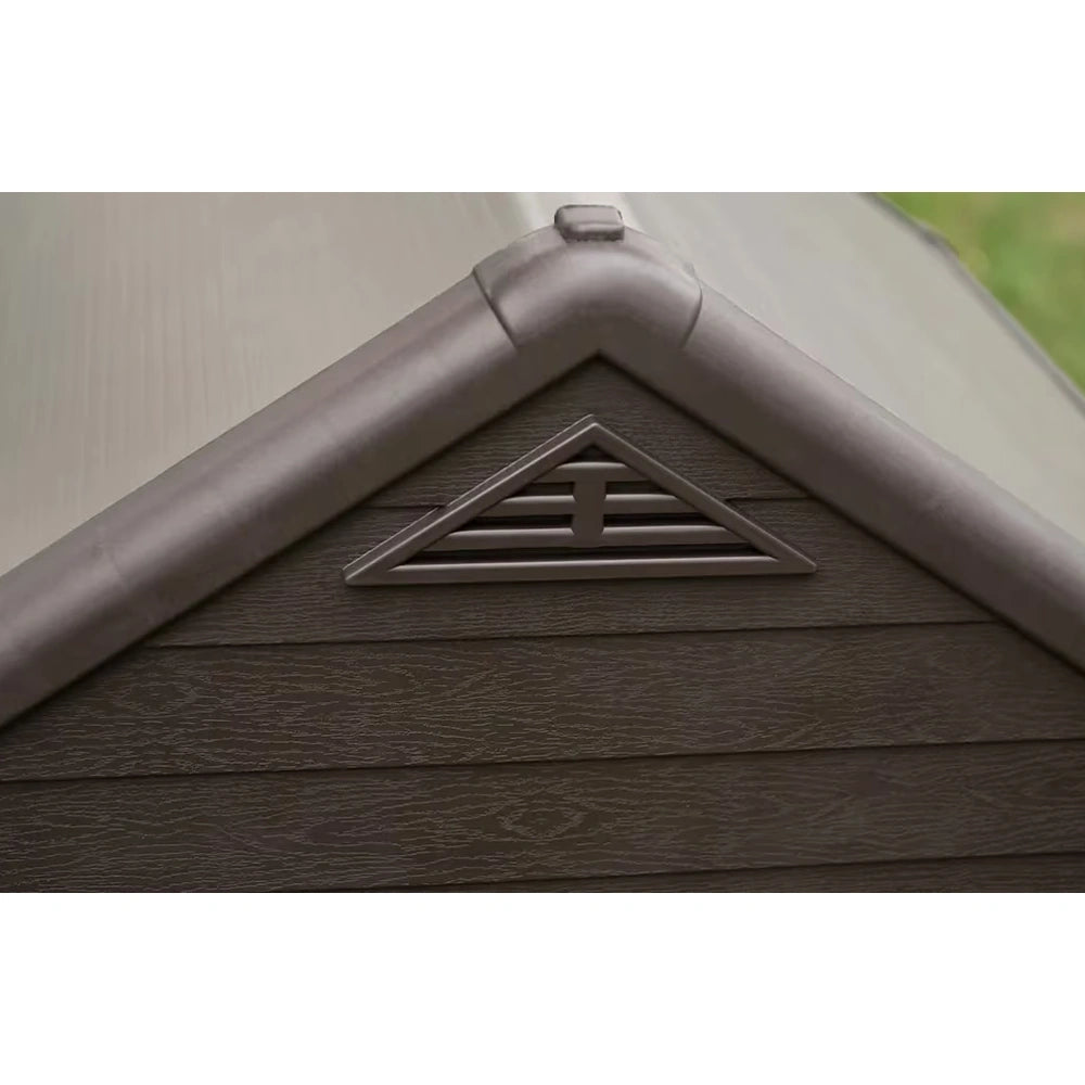 Caseta Perro Resina Curver 95x99x99 cm Marrón/Gris al mejor precio -todoastorenimal.com