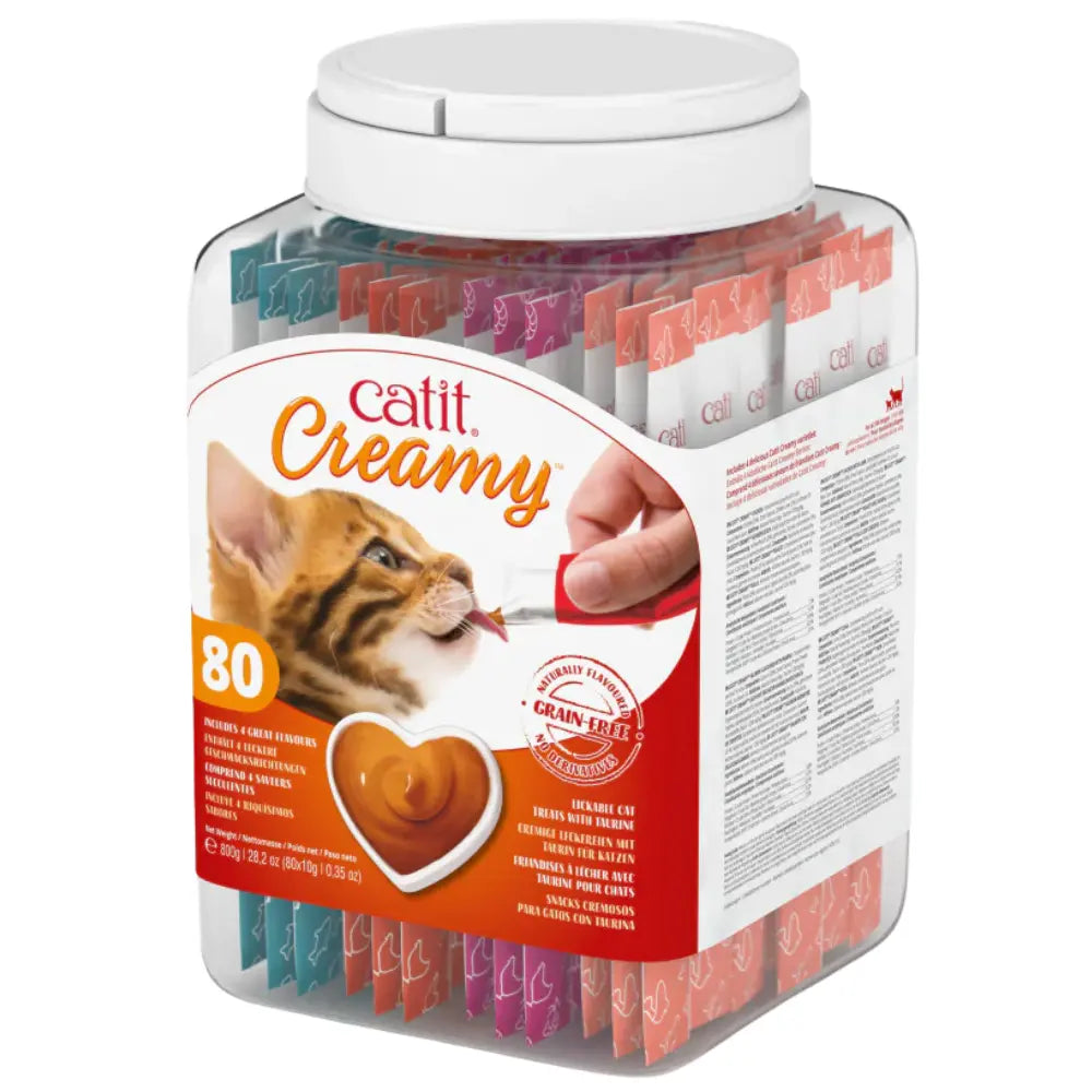 Catit Creamy Surtido Bote 80Udes al mejor precio -todoastorenimal.com