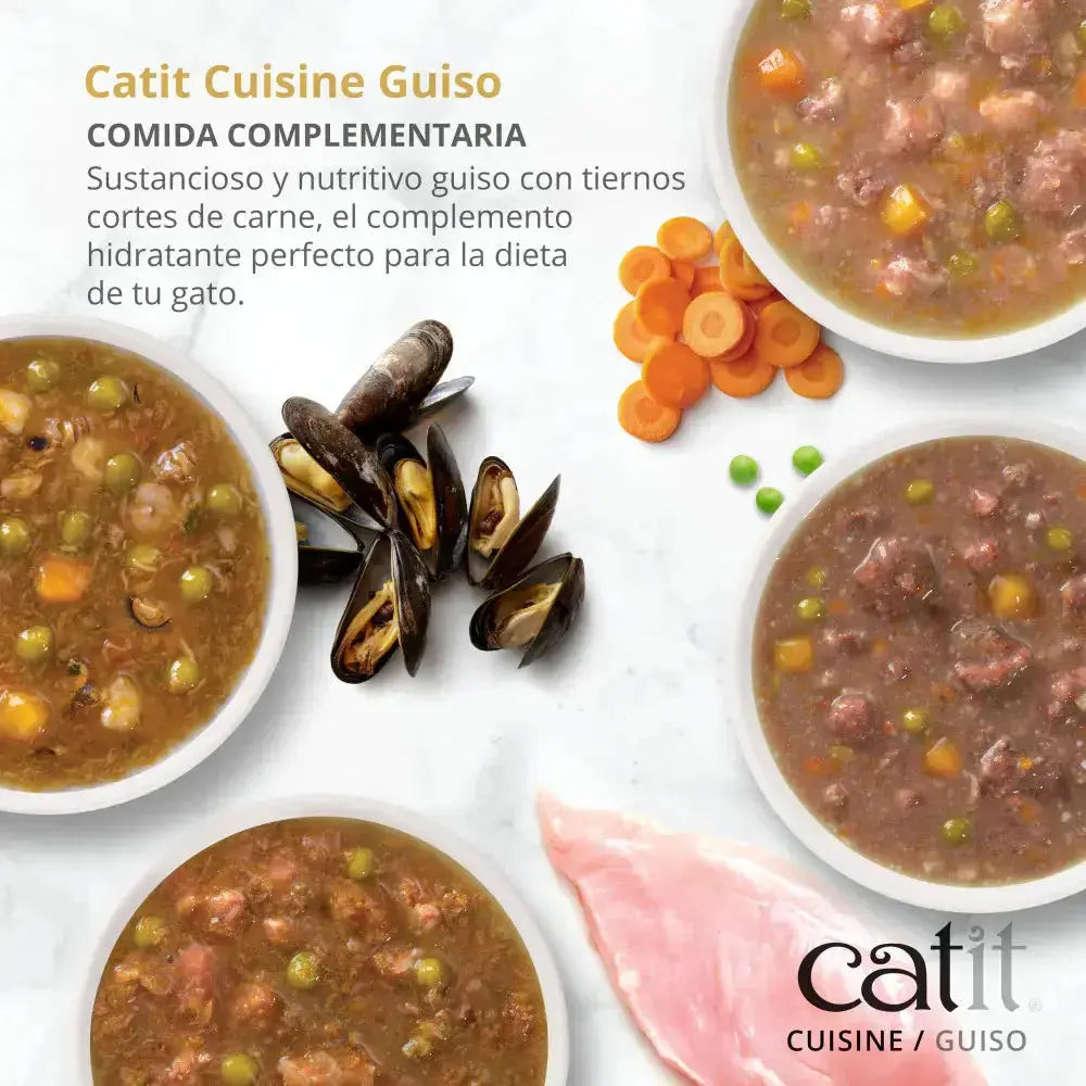 Catit Cuisine Guiso Marisco Atún y Calabaza 95 g al mejor precio -todoastorenimal.com