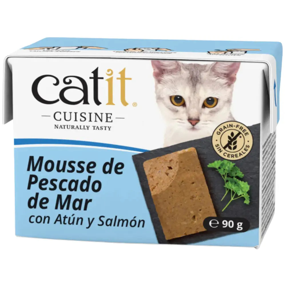 Catit Cuisine Mousse de Pescado de Mar 90 g al mejor precio -todoastorenimal.com