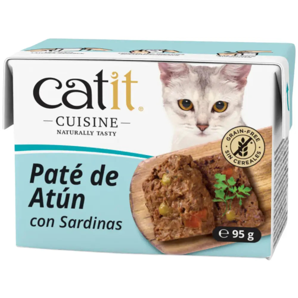 Catit Cuisine Paté de Atún con Sardinas 95 g al mejor precio -todoastorenimal.com