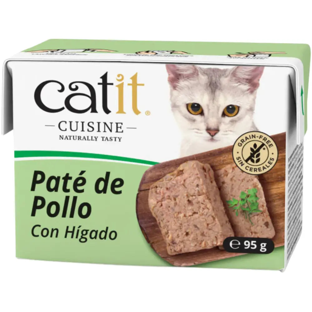 Catit Cuisine Paté de Pollo con Hígado 95 g al mejor precio -todoastorenimal.com
