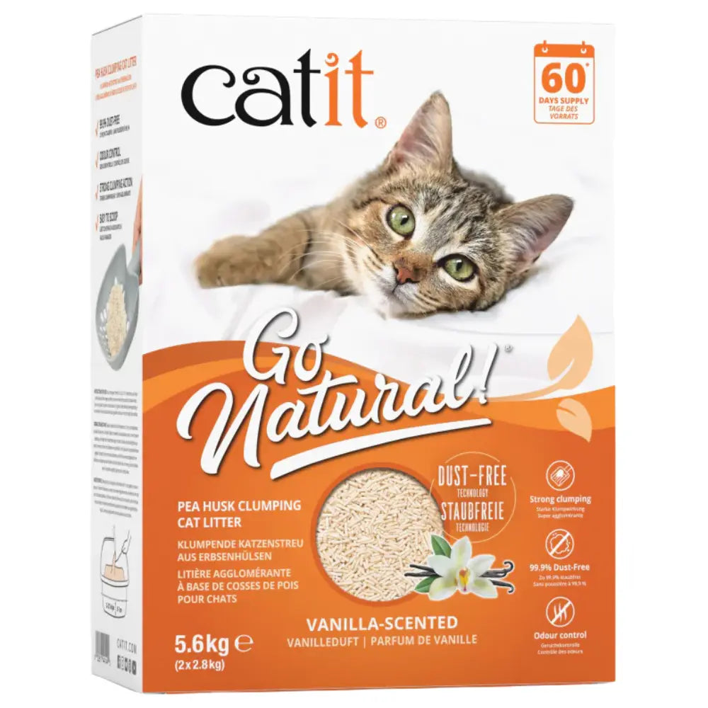 Catit Go Arena Natural Guisante Vainilla 14L 5,6K al mejor precio -todoastorenimal.com