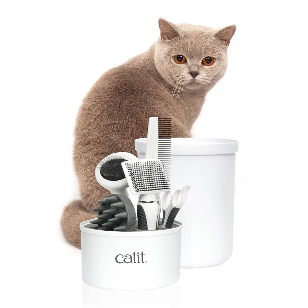 Catit Kit Grooming Pelo Corto al mejor precio -todoastorenimal.com
