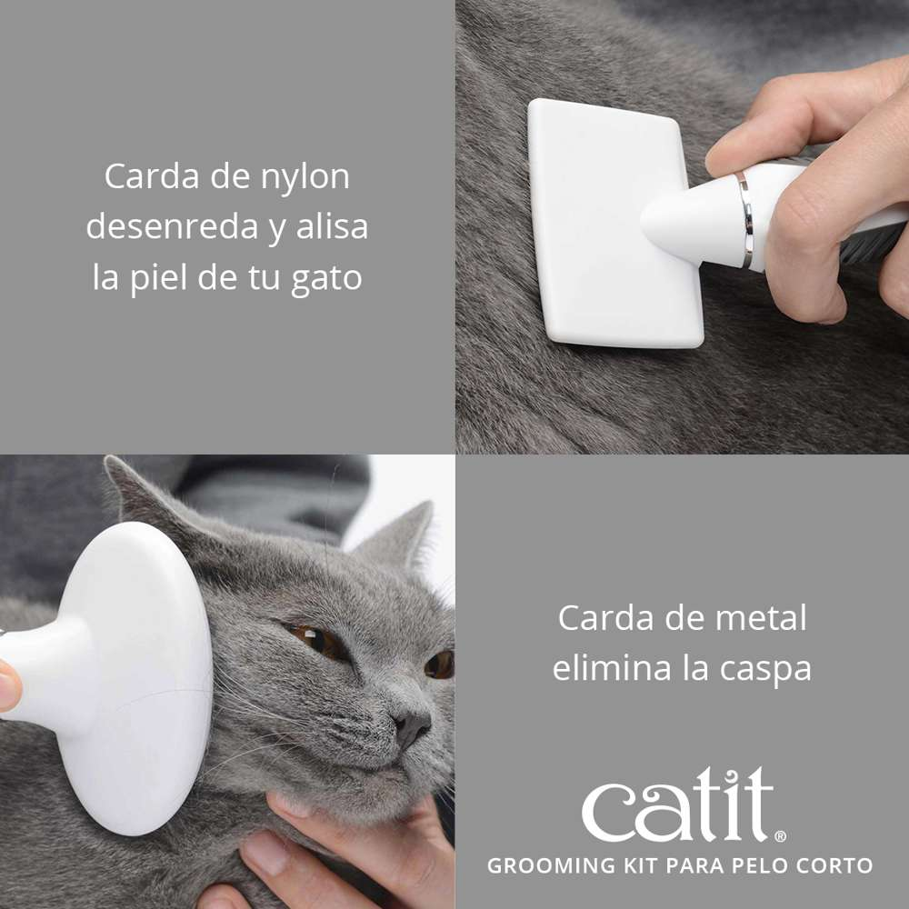 Catit Kit Grooming Pelo Corto al mejor precio -todoastorenimal.com