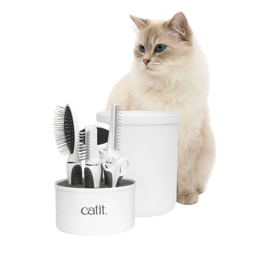 Catit Kit Grooming Pelo Largo al mejor precio -todoastorenimal.com