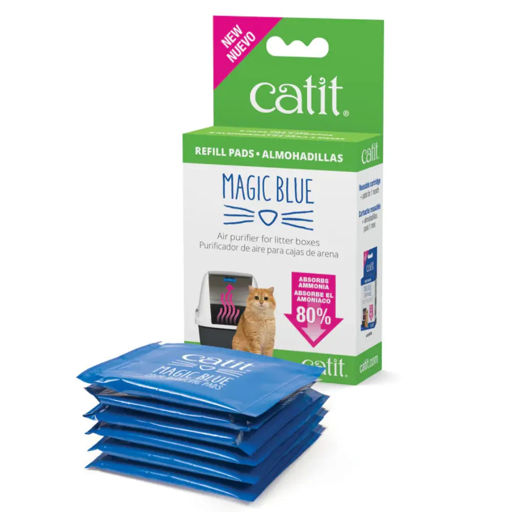 Catit Magic Blue Recambio Almohadilla Reductor de Olores Para Gateras al mejor precio -todoastorenimal.com