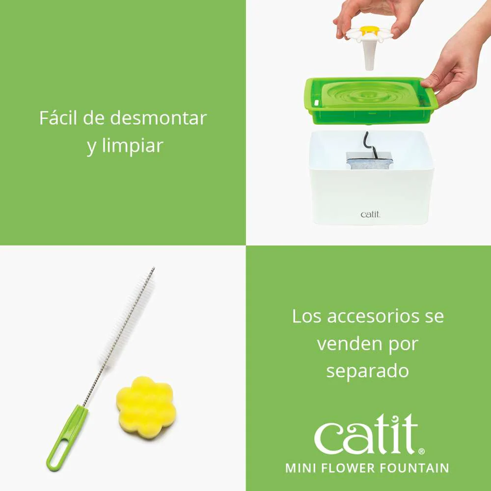 Catit Mini Bebedero Flor 1,5 Lts al mejor precio -todoastorenimal.com