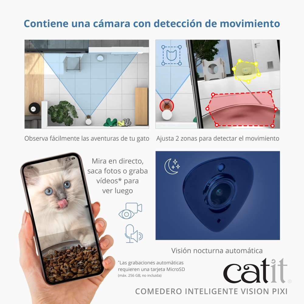Catit Pixi Comedero Inteligente Visión para Gatos al mejor precio -todoastorenimal.com
