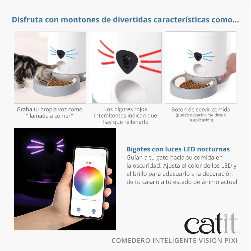 Catit Pixi Comedero Inteligente Visión para Gatos al mejor precio -todoastorenimal.com