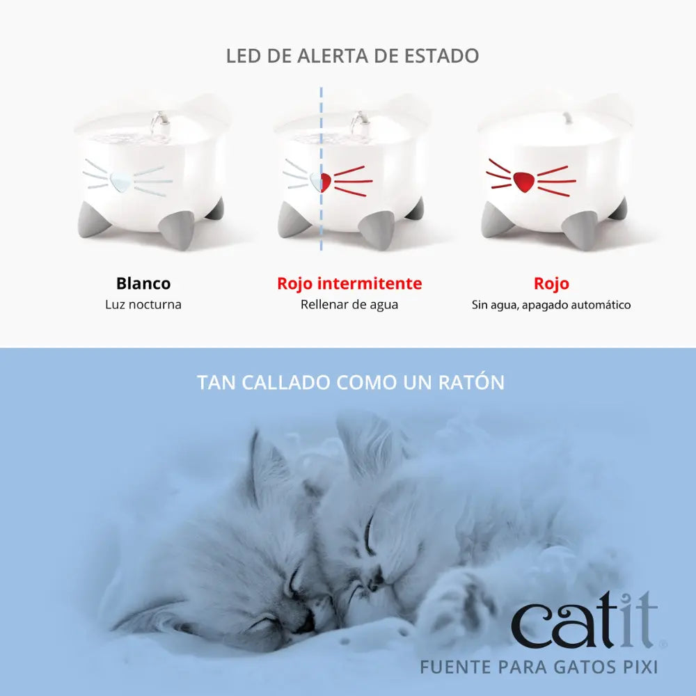 Catit Pixi Fuente Azul, 2,5L al mejor precio -todoastorenimal.com