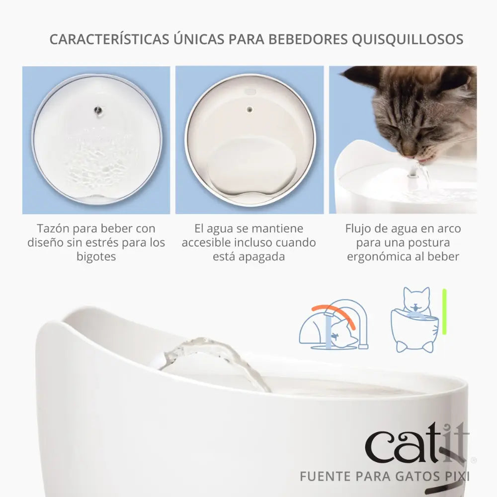 Catit Pixi Fuente Azul, 2,5L al mejor precio -todoastorenimal.com
