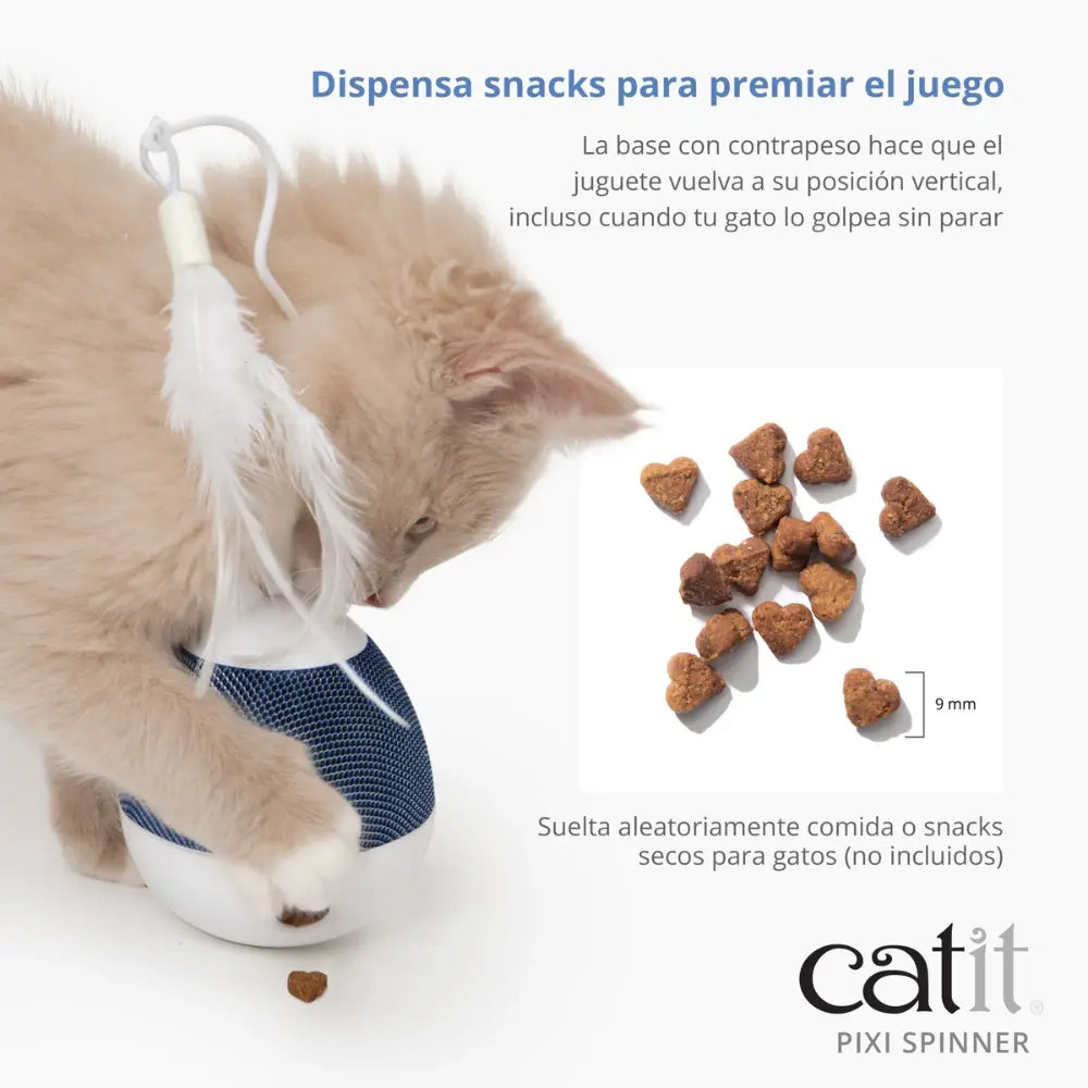 Catit Pixi Juguete Electronico Para Gato Spinner Gris al mejor precio -todoastorenimal.com