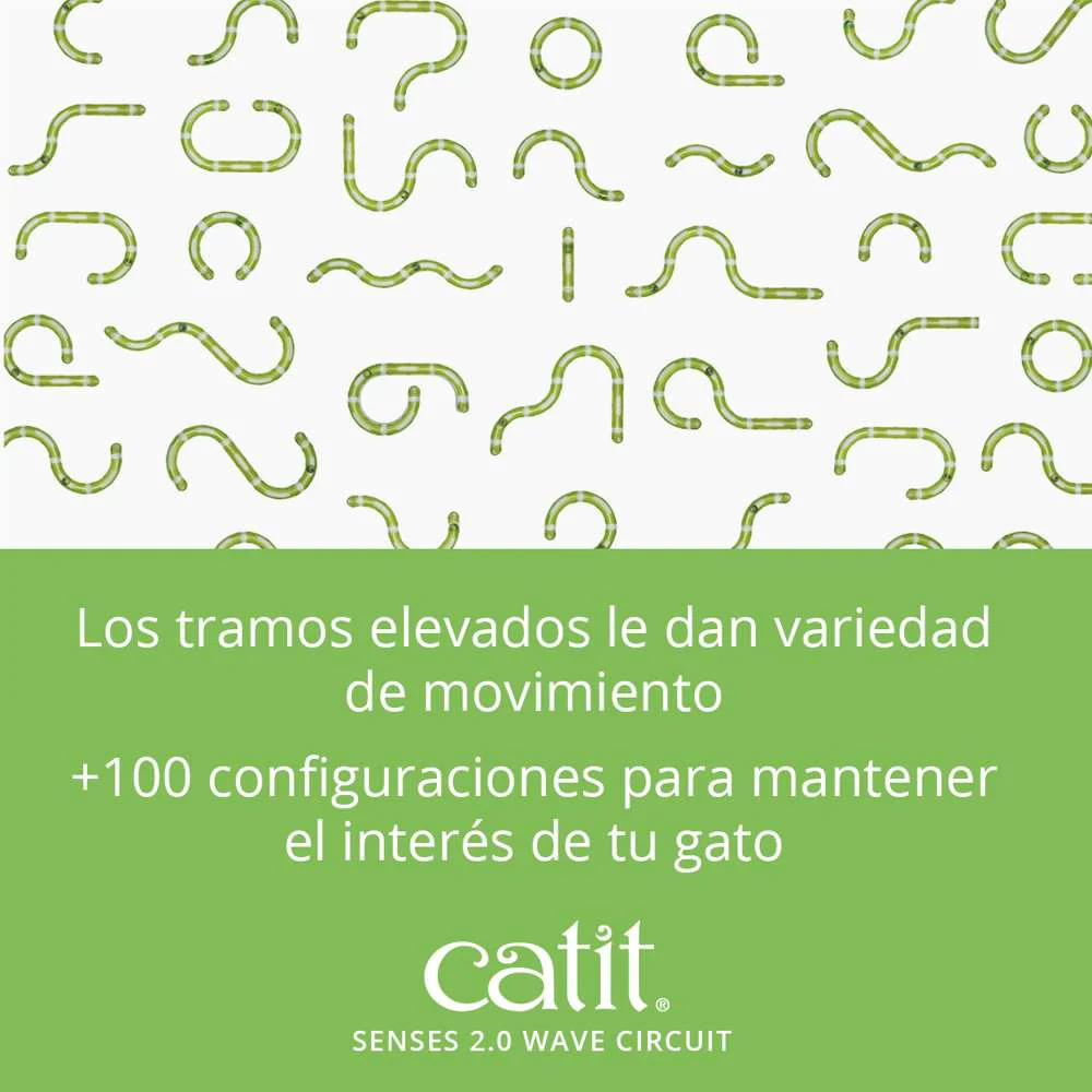 Catit Senses 2.0 Juguete Gato Circuito Wave Mediano al mejor precio -todoastorenimal.com