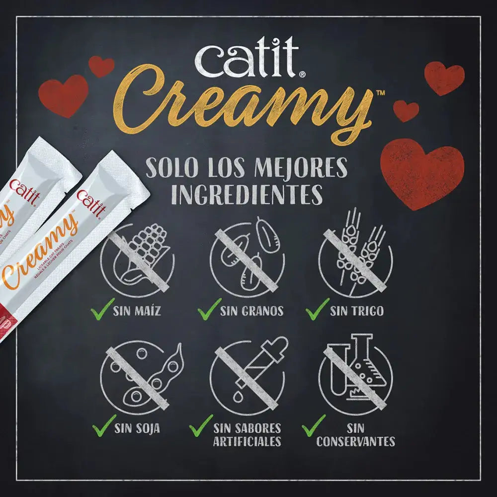 Catit Snack Gatos Creamy Liquido Atún 4X10 g al mejor precio -todoastorenimal.com