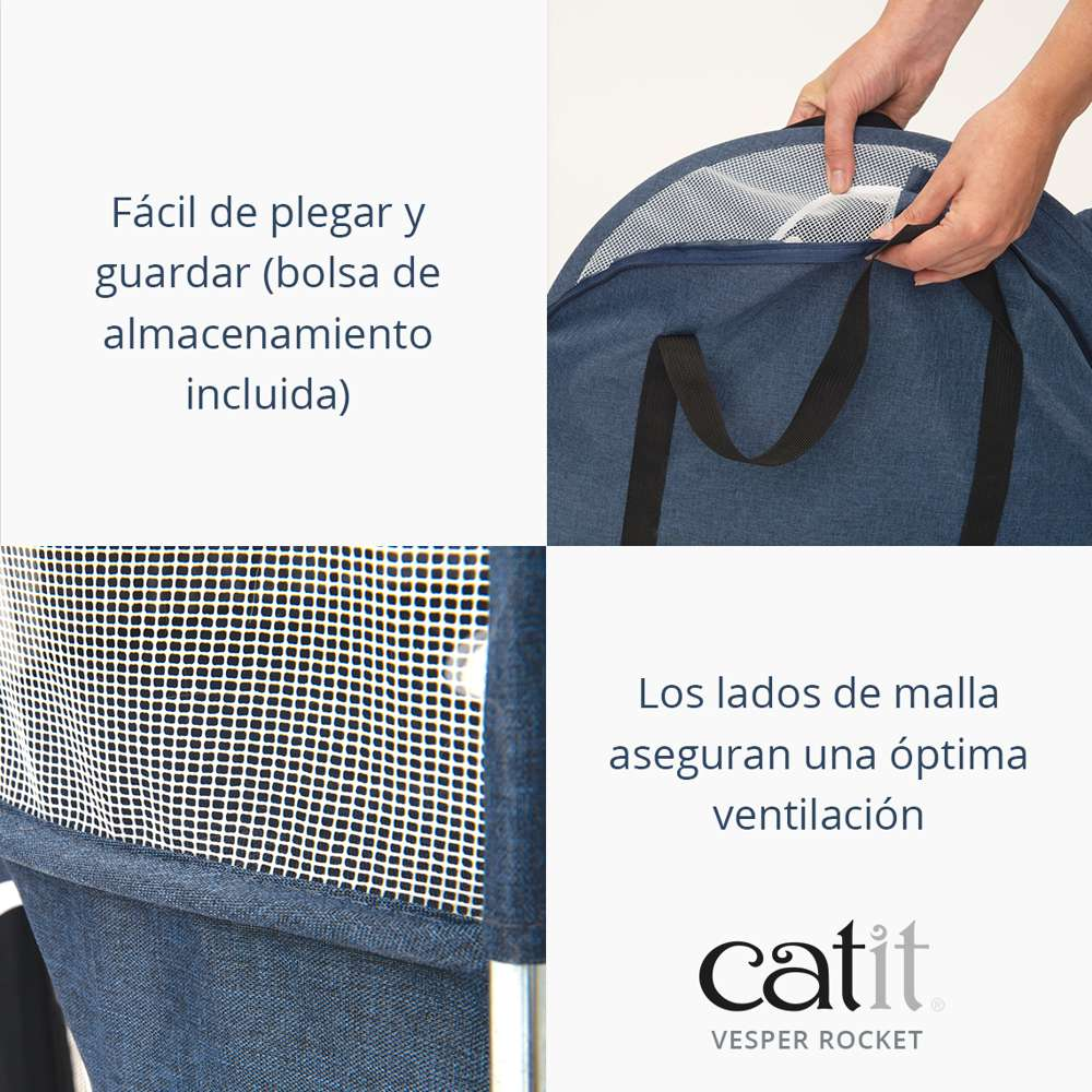 Catit Vesper Rocket, Azul al mejor precio -todoastorenimal.com