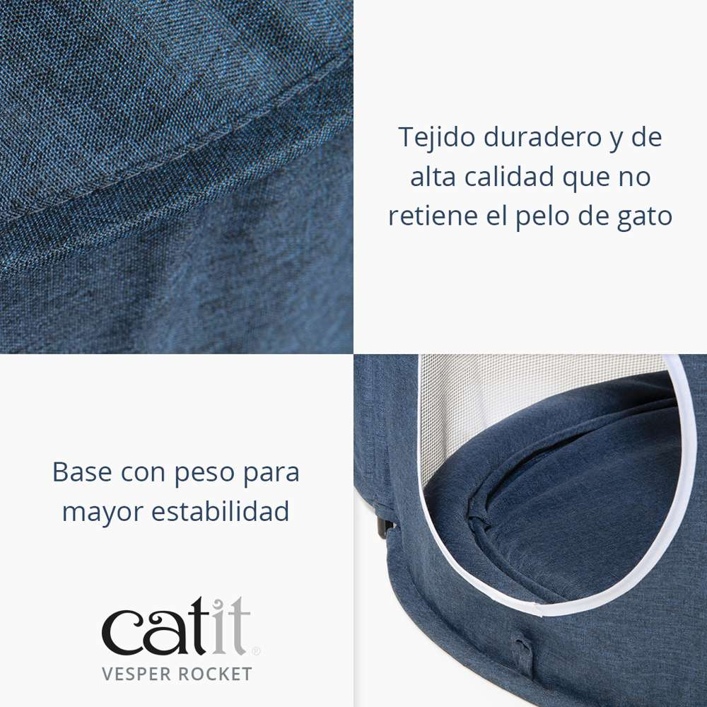 Catit Vesper Rocket, Azul al mejor precio -todoastorenimal.com