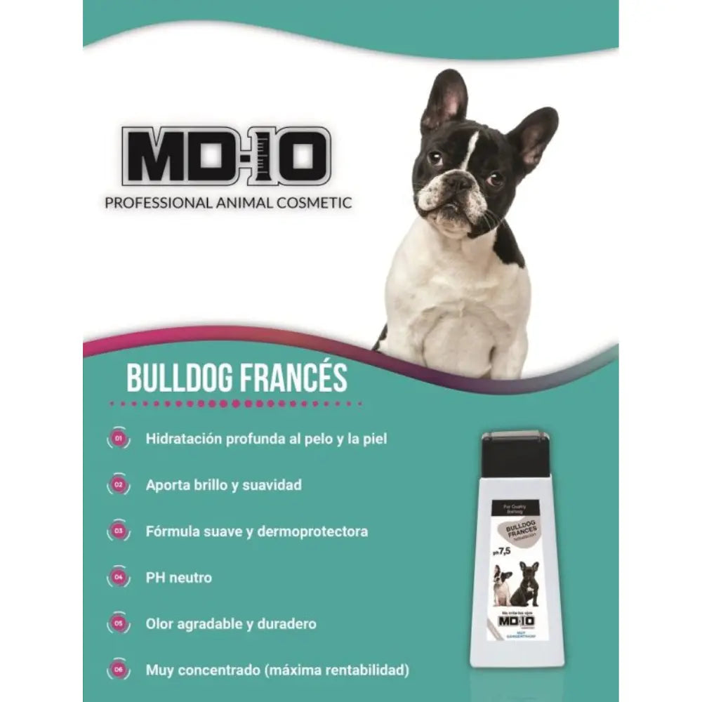 Champú Bulldog Frances 300Cc Md10 al mejor precio -todoastorenimal.com