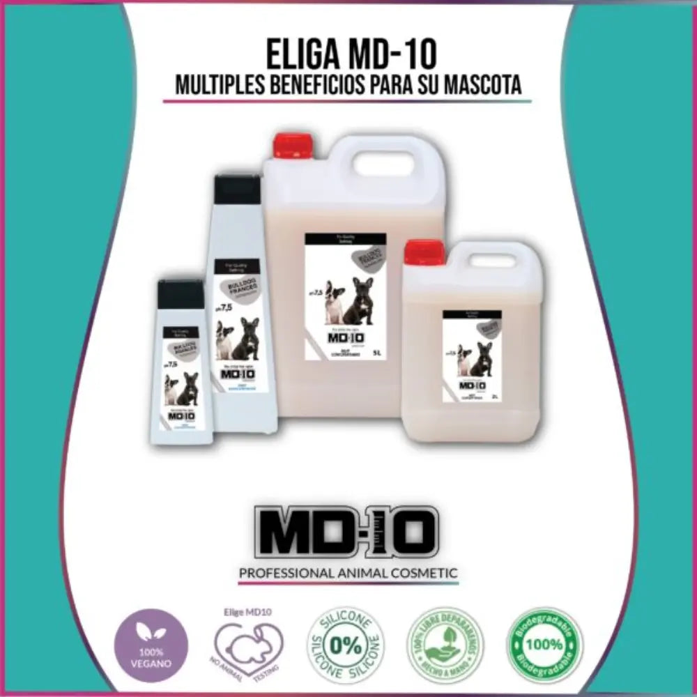 Champú Bulldog Frances 300Cc Md10 al mejor precio -todoastorenimal.com