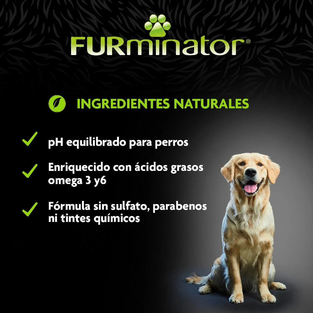Champú Furminator Ultra Regulador de Muda al mejor precio -todoastorenimal.com
