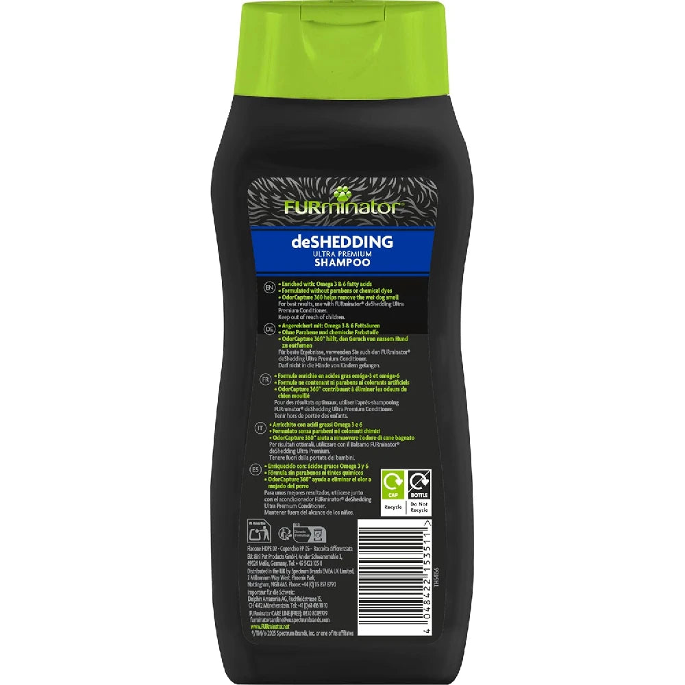 Champú Furminator Ultra Regulador de Muda al mejor precio -todoastorenimal.com