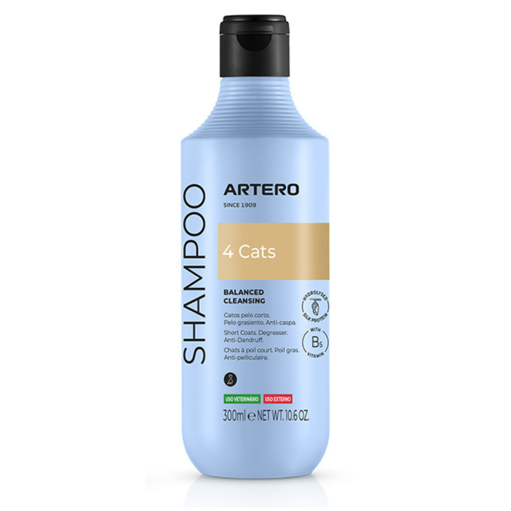 Champú Gato 250 ml 4 Cats Artero al mejor precio -todoastorenimal.com