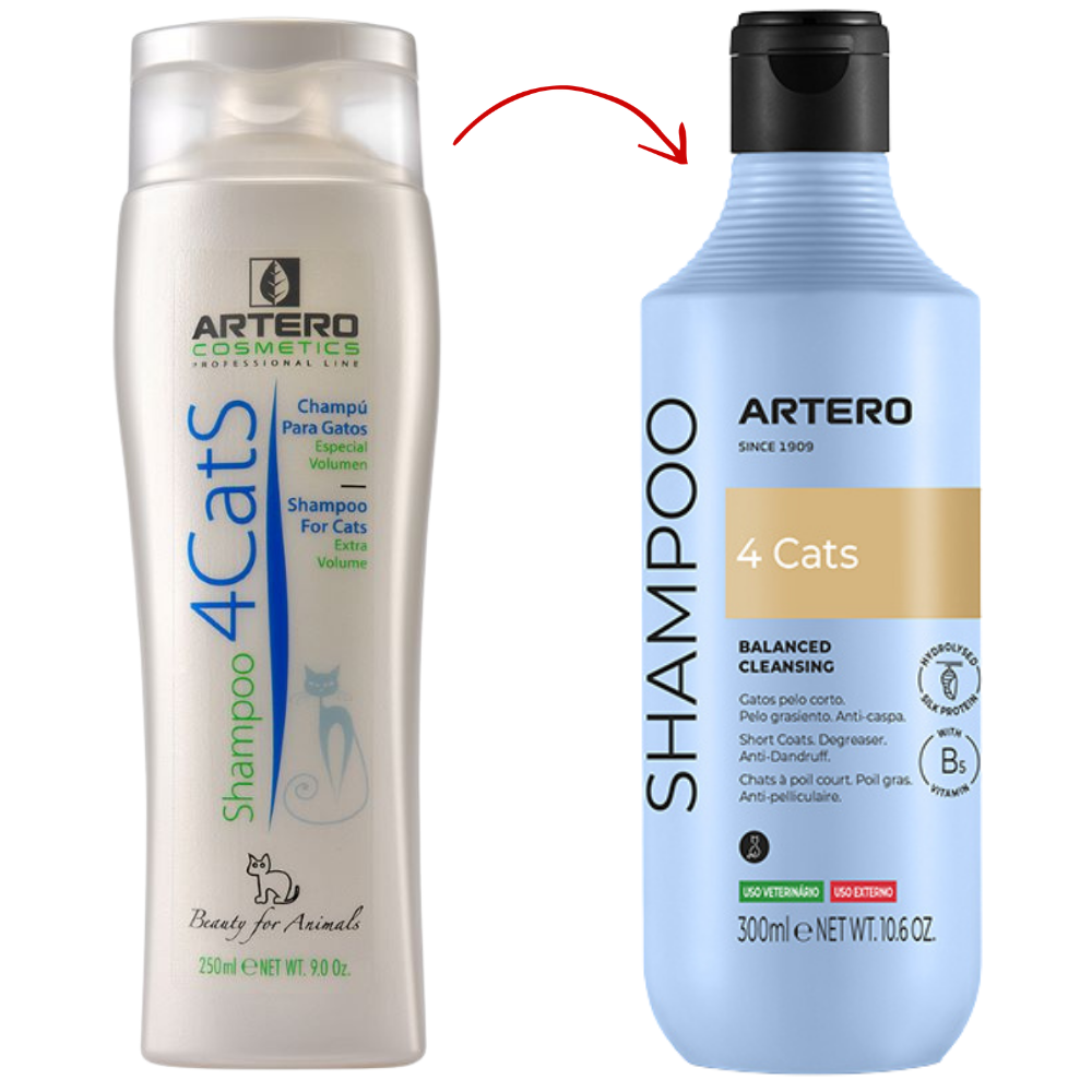 Champú Gato 250 ml 4 Cats Artero al mejor precio -todoastorenimal.com