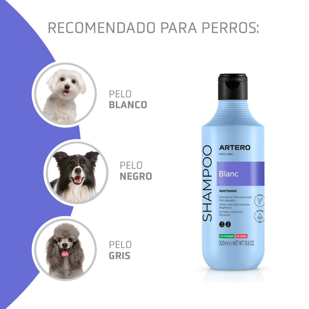 Champú Perro Pelo Blanco Artero al mejor precio -todoastorenimal.com