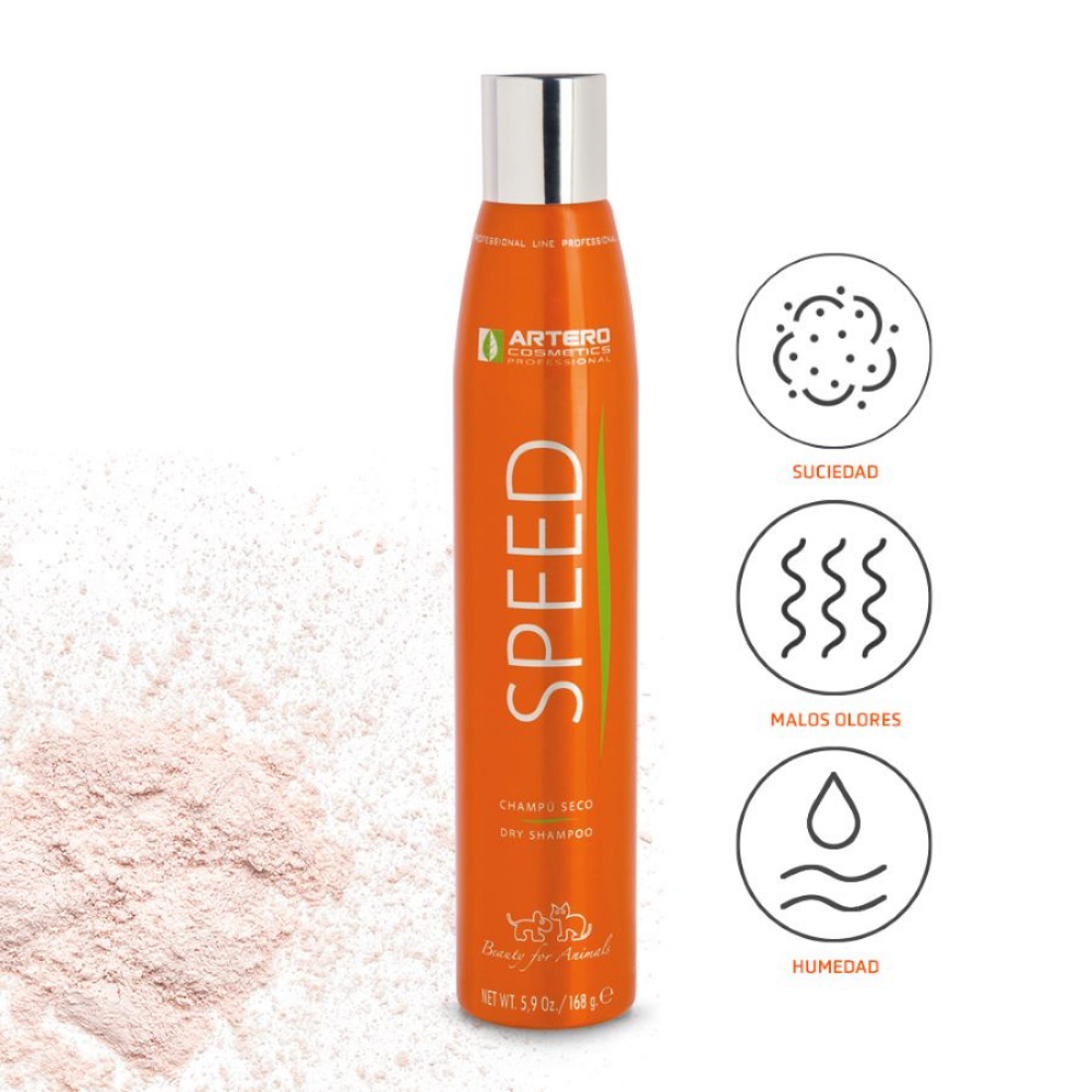 Champú Seco Higiene Speed 300 ml Artero al mejor precio -todoastorenimal.com