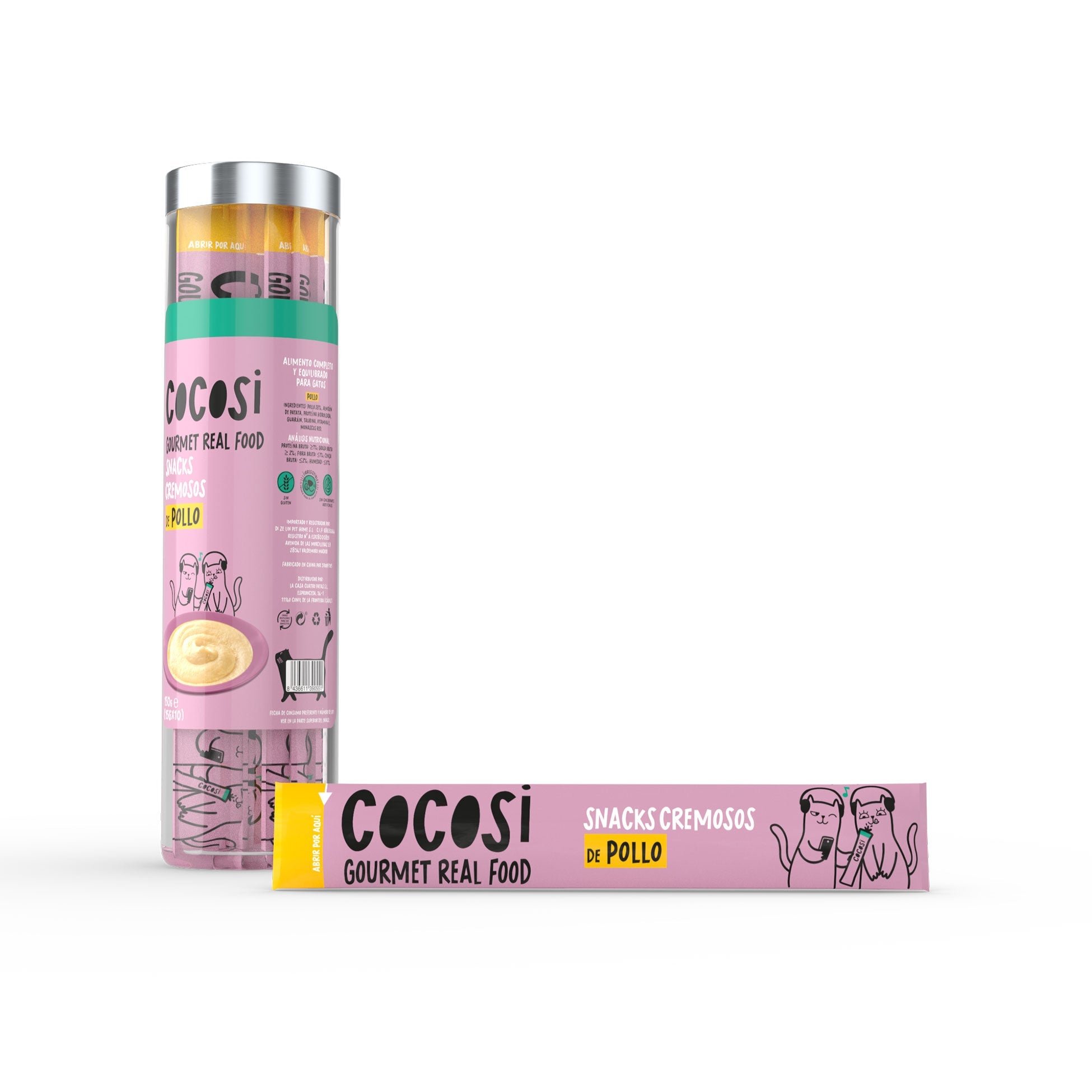 Cocosi Caldo Cremoso Pollo y Vieira para Gatos al mejor precio -todoastorenimal.com