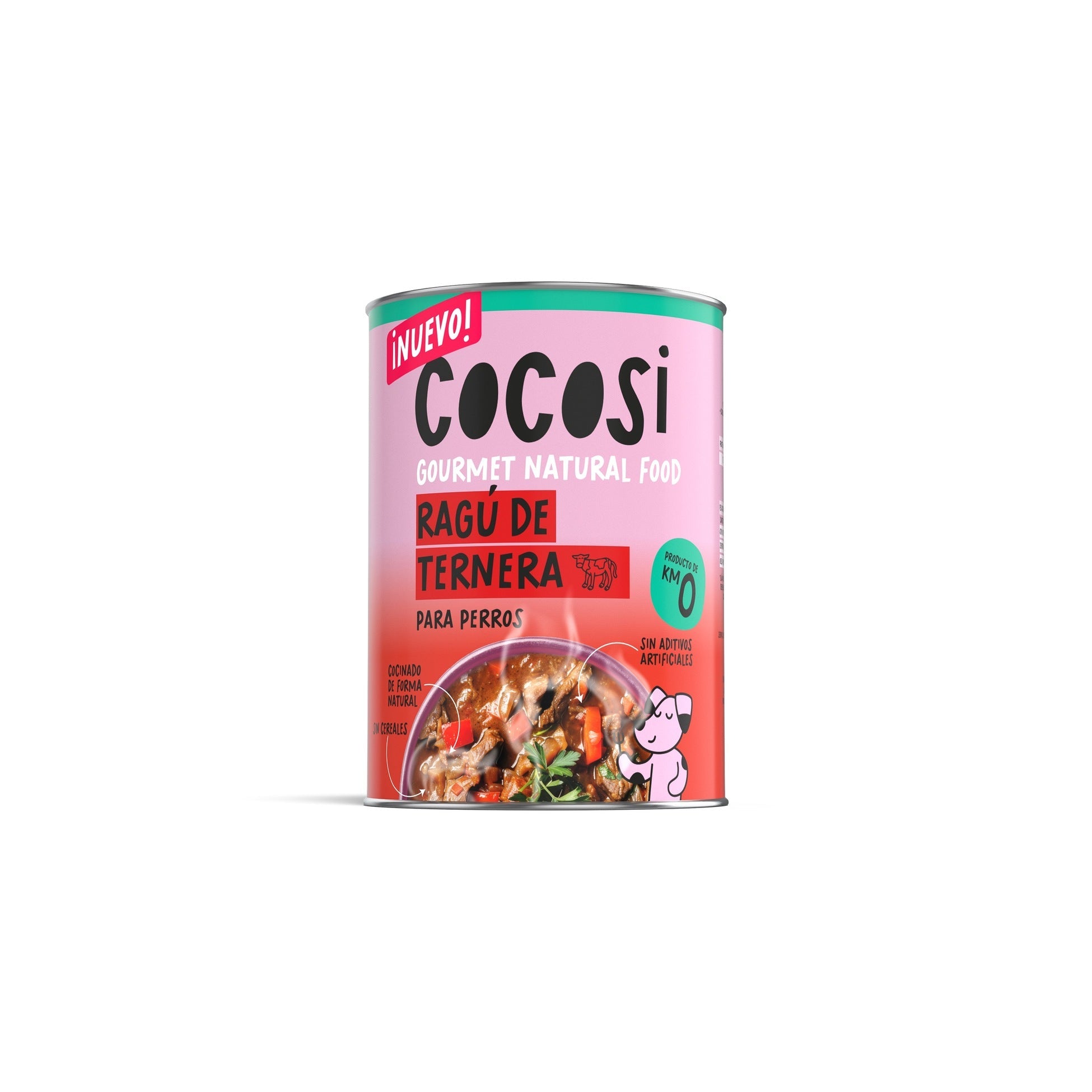Cocosi Ragú de Ternera Gourmet Natural Food Comida Húmeda para Perros al mejor precio -todoastorenimal.com