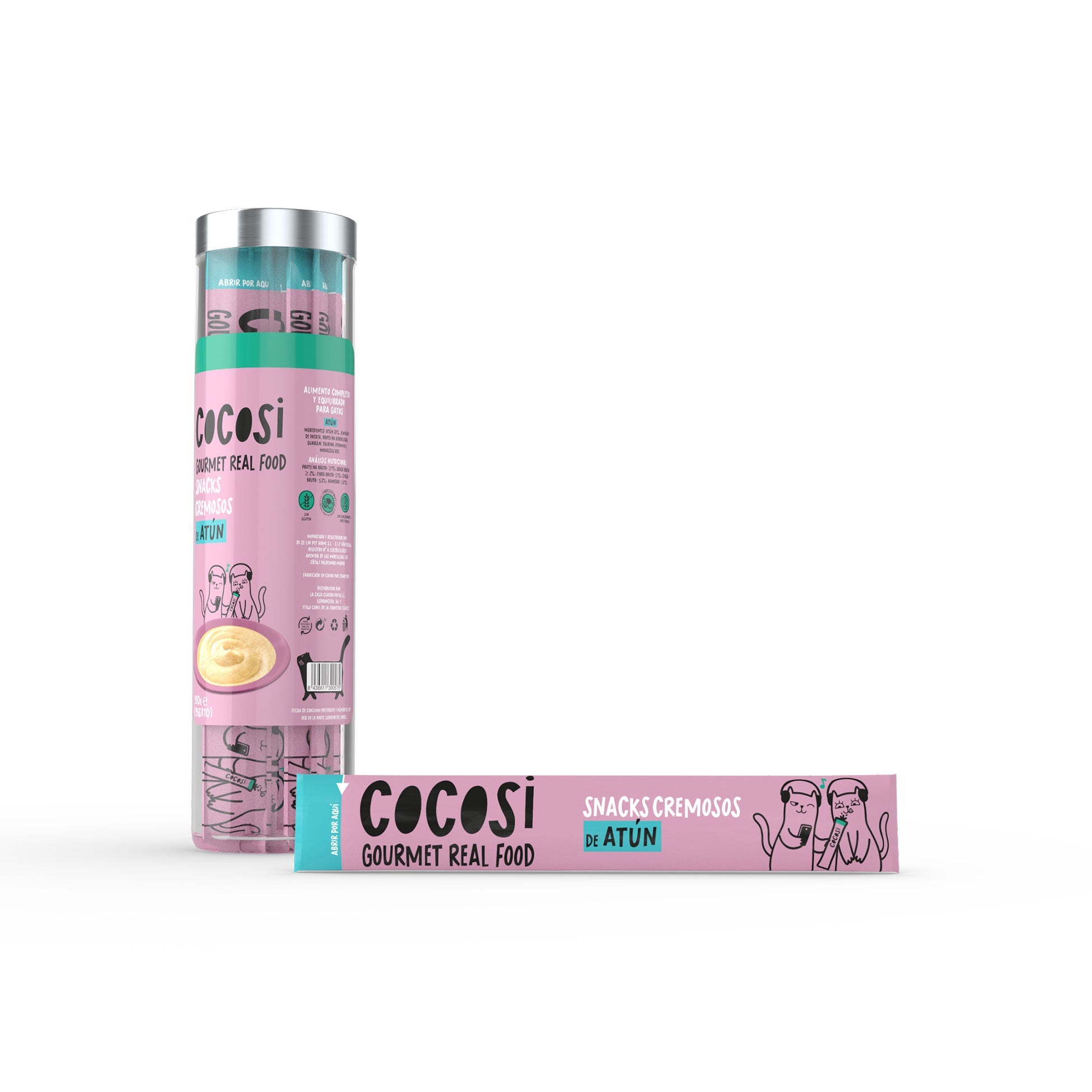 Cocosi Snack Cremoso de Atún para Gatos al mejor precio -todoastorenimal.com