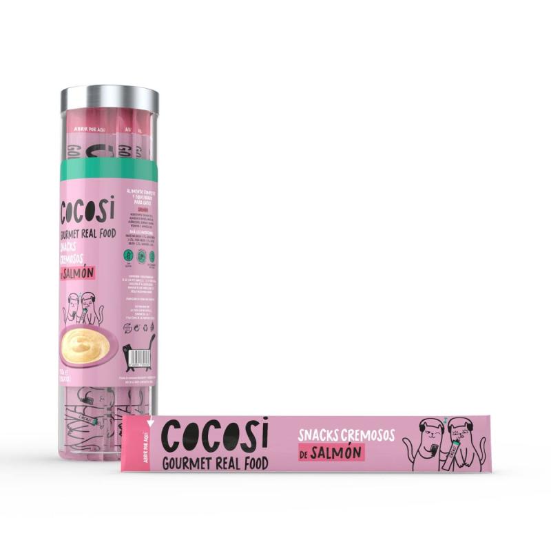 Cocosi Snack Cremoso de Salmón para Gatos al mejor precio -todoastorenimal.com
