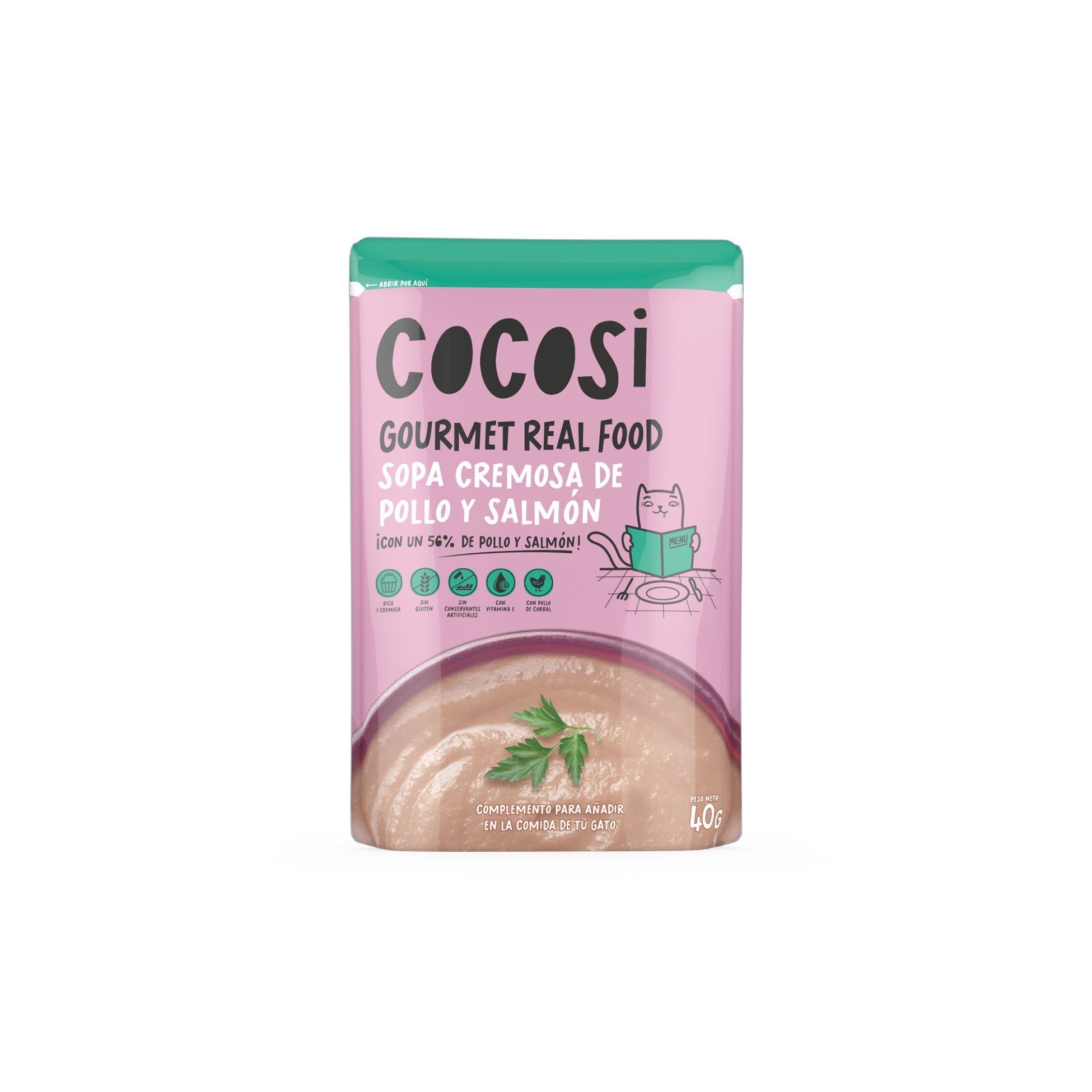 Cocosi Snack Cremoso de Salmón para Gatos al mejor precio -todoastorenimal.com