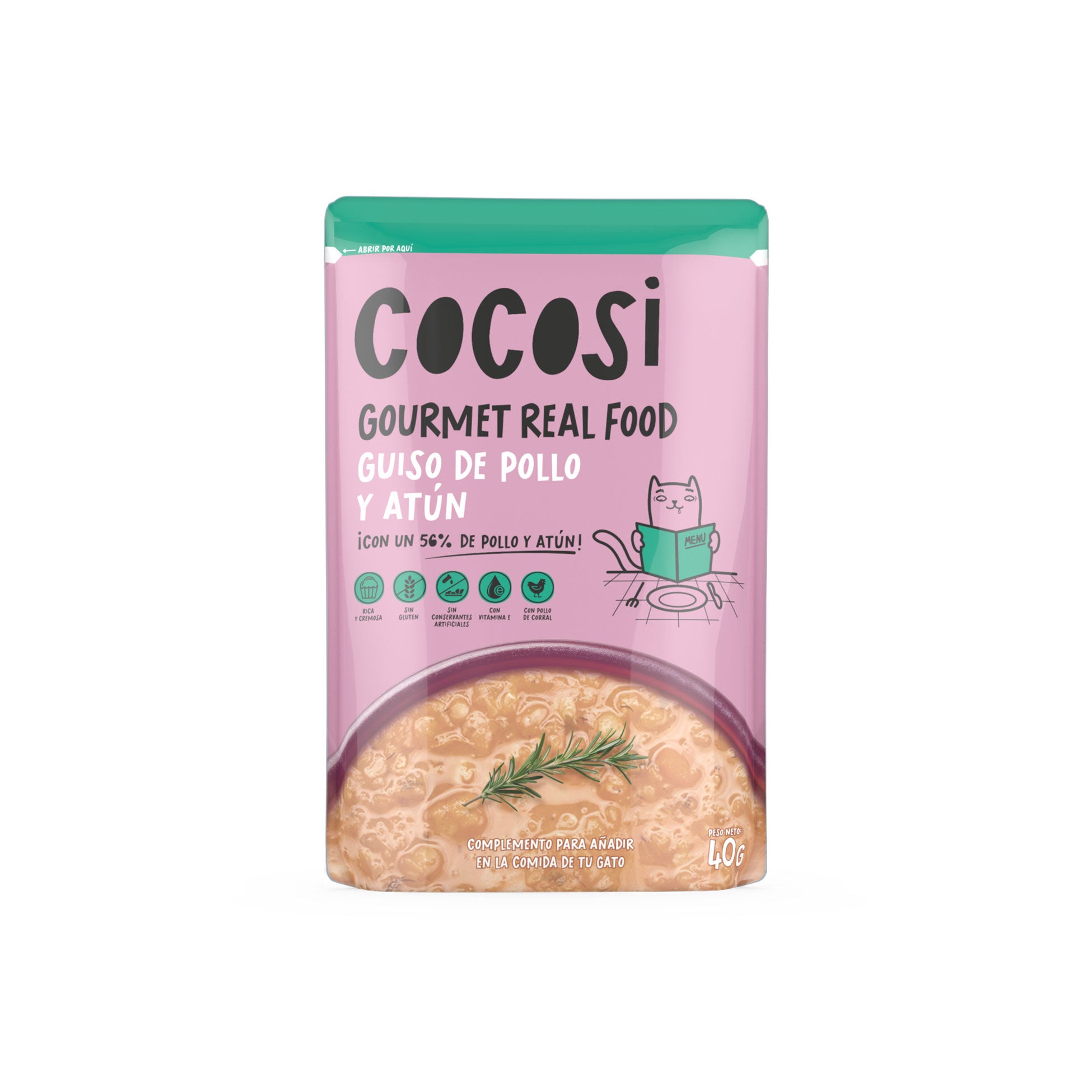 Cocosi Sopa Cremosa de Pollo y Salmón para Gatos al mejor precio -todoastorenimal.com