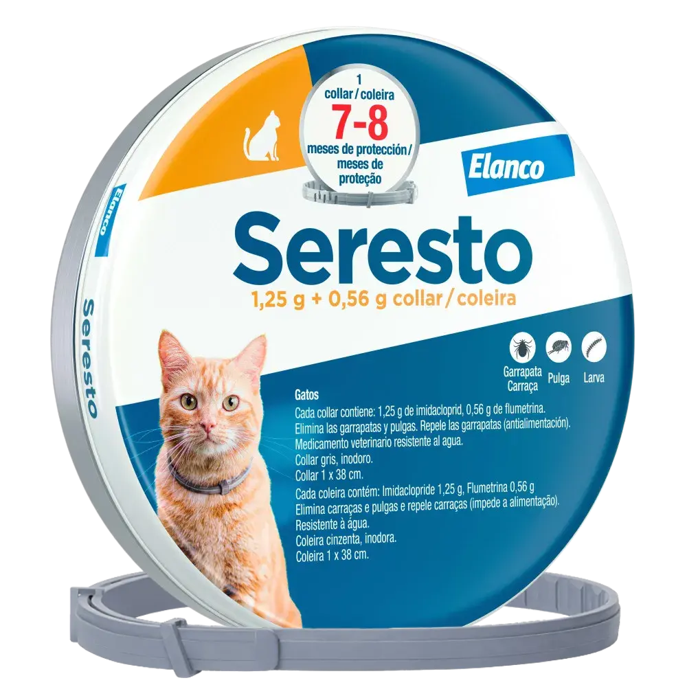 Collar Antiparasitario Seresto Para Gatos al mejor precio -todoastorenimal.com