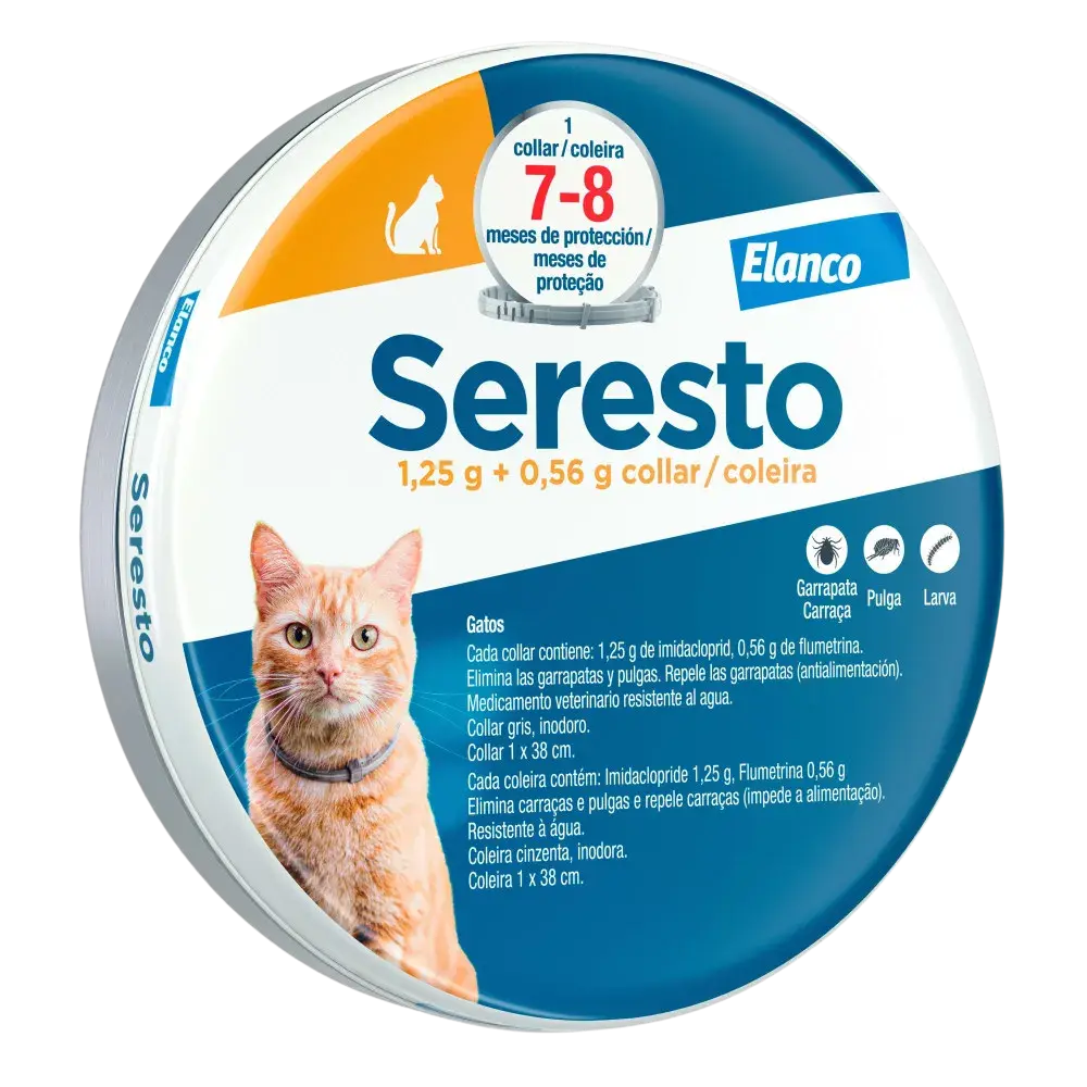 Collar Antiparasitario Seresto Para Gatos al mejor precio -todoastorenimal.com