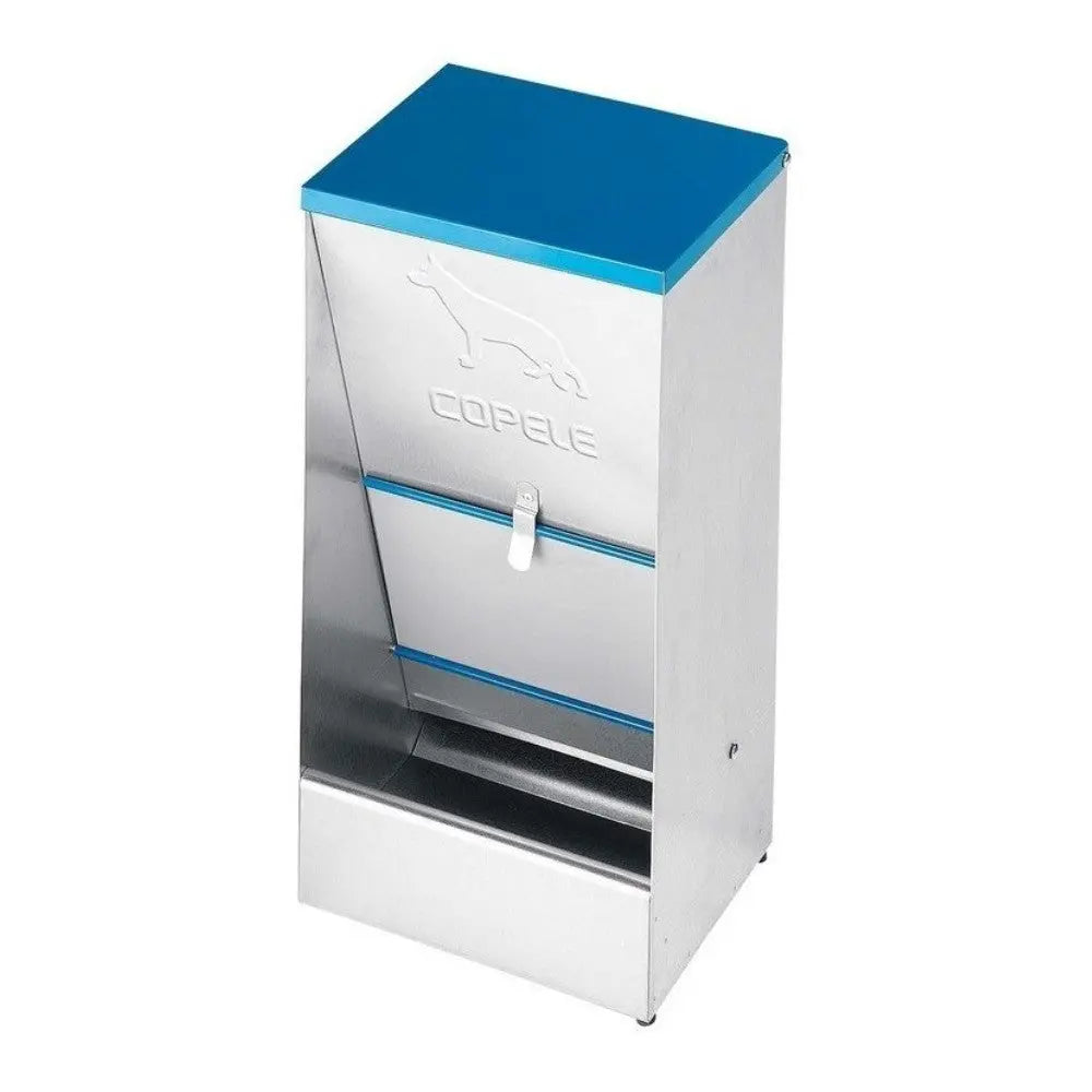 Comedero para Perros Tolva Galvanizada 27L al mejor precio -todoastorenimal.com