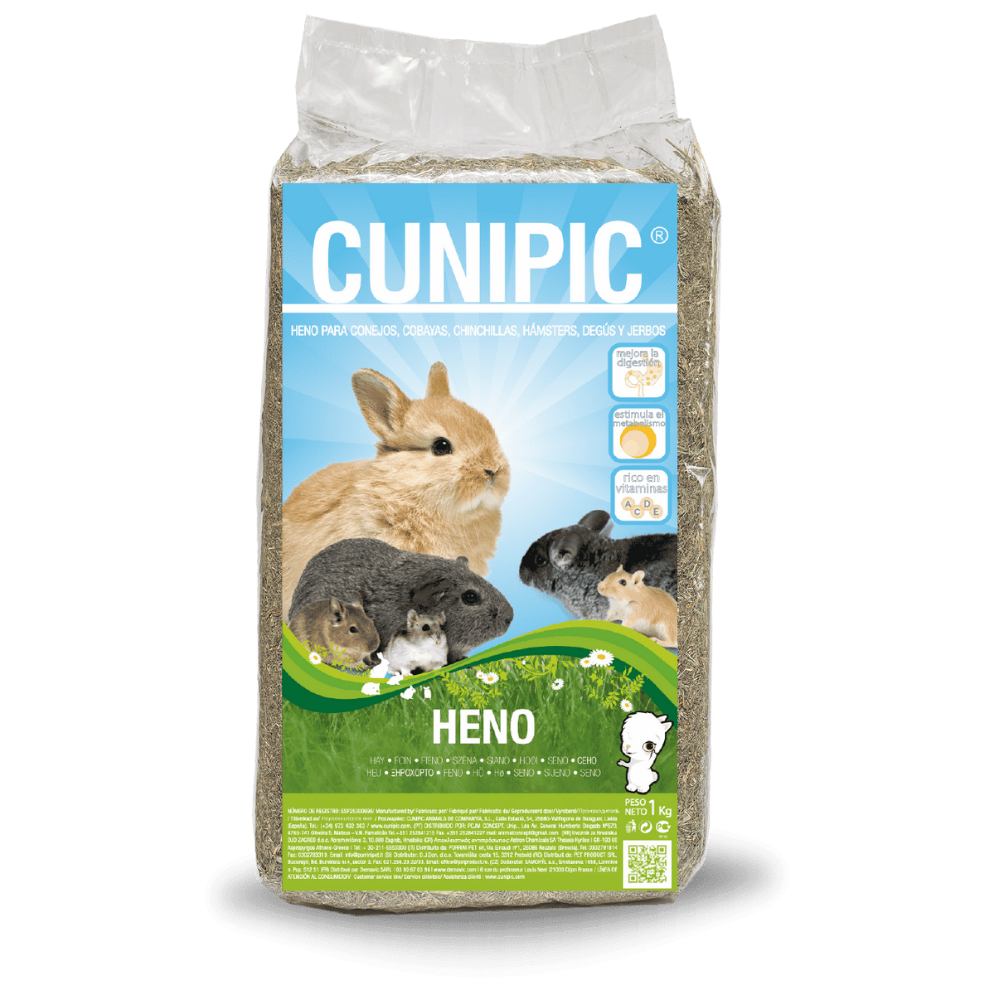 Cunipic Heno Fibra 1 kg al mejor precio -todoastorenimal.com