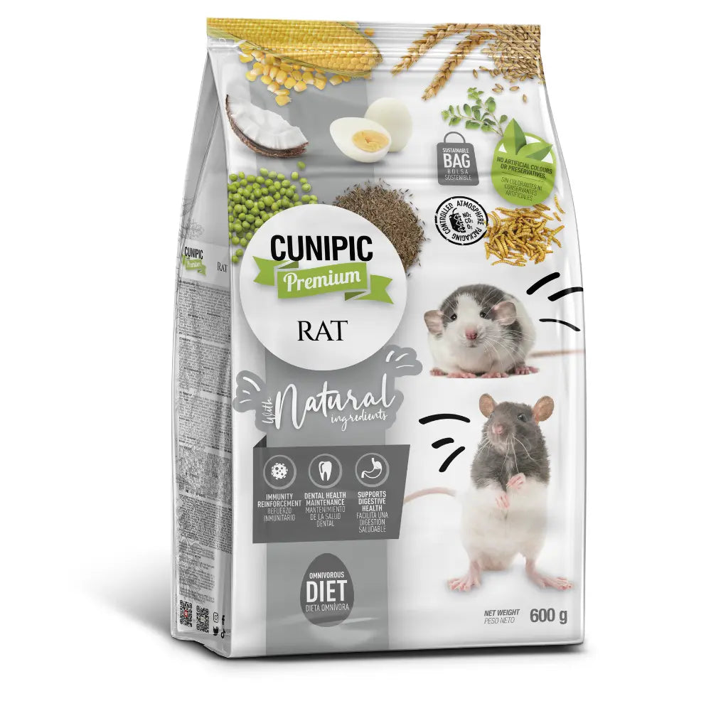 Cunipic Premium Alimento Rata 600 g al mejor precio -todoastorenimal.com